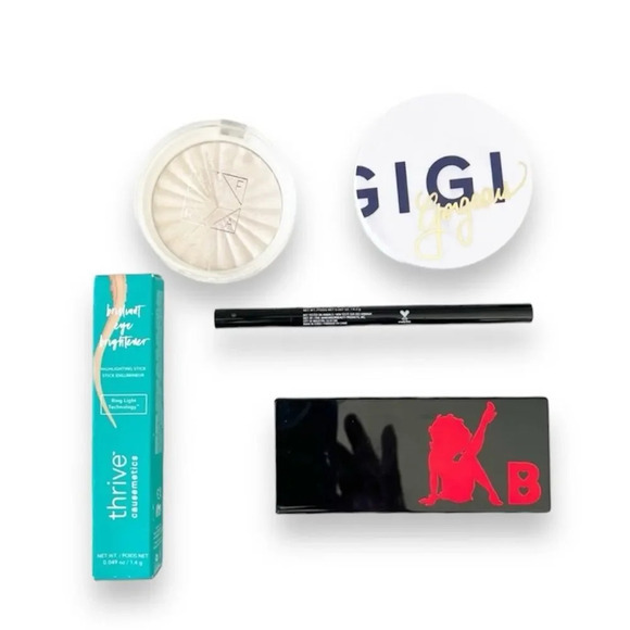 Makeup Lot Gigi Gorgeous Thrive Cosmetics OFRA Glazed Donut Aurora Rose Gold New - Picture 1 of 16